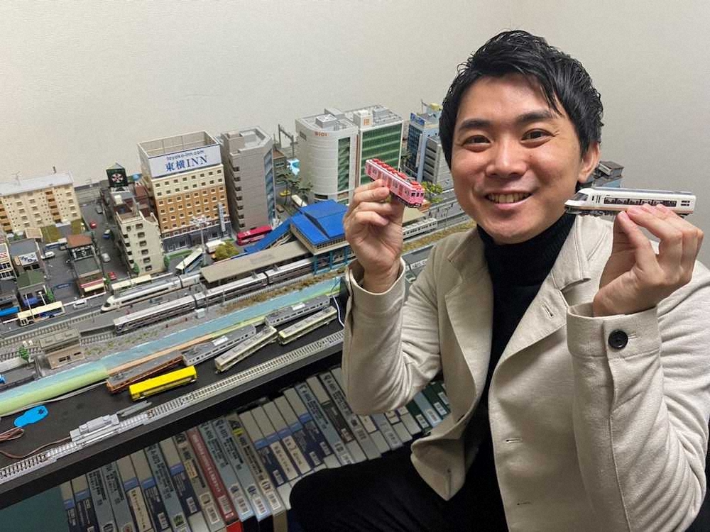【画像・写真】読売テレビ・山本隆弥アナ　あふれる鉄道愛!!模型収集に全国路線旅…語り出すと止まりません