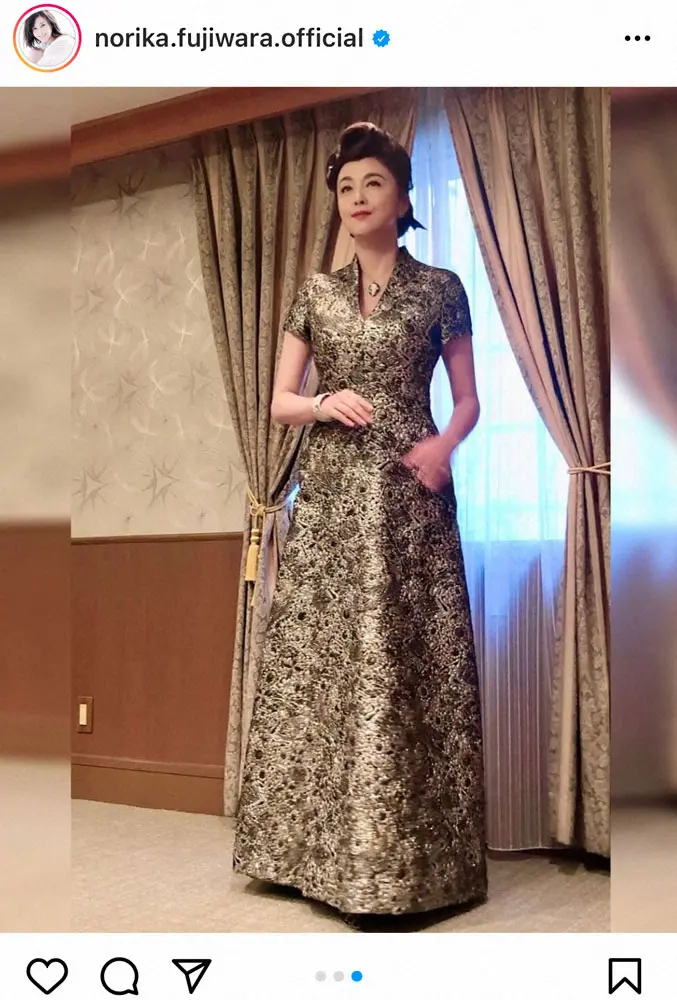 【画像・写真】藤原紀香　1940年代に流行したヴィクトリーロールヘアに「髪の毛がブーケに見えます」「素敵すぎる」