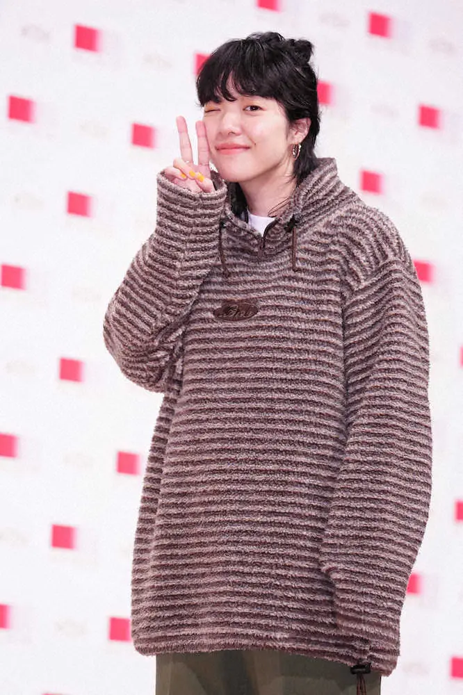 【画像・写真】第72回NHK紅白歌合戦リハーサルで、笑顔を見せるあいみょん（撮影・会津　智海）