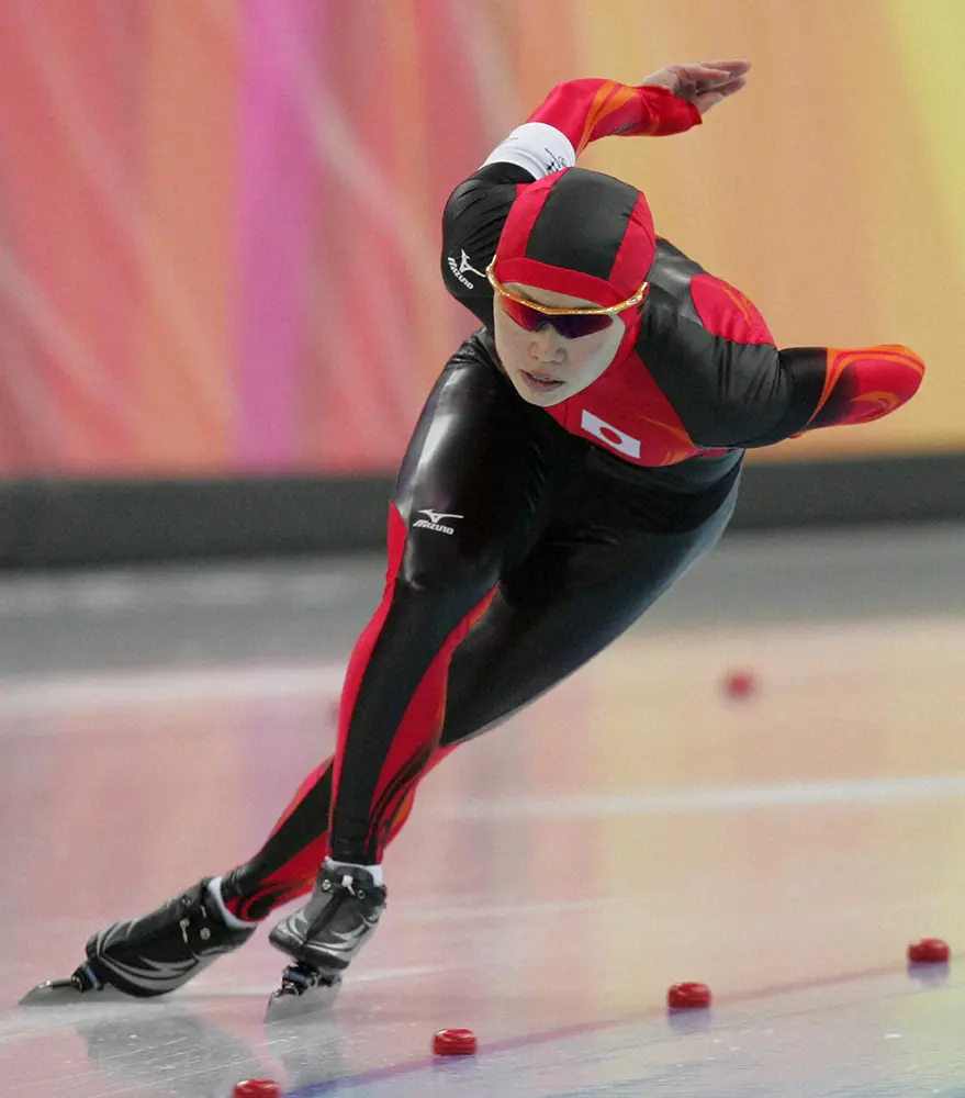 2006年トリノ五輪のスピードスケート女子500ｍに出場した大菅小百合さん
