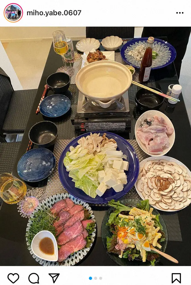 【画像・写真】矢部美穂公式インスタグラム（＠miho.yabe.0607）より