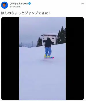 フワちゃん ほんのちょっとジャンプできた スノボテク披露 めっちゃかっこいい の声 スポニチ Sponichi Annex 芸能