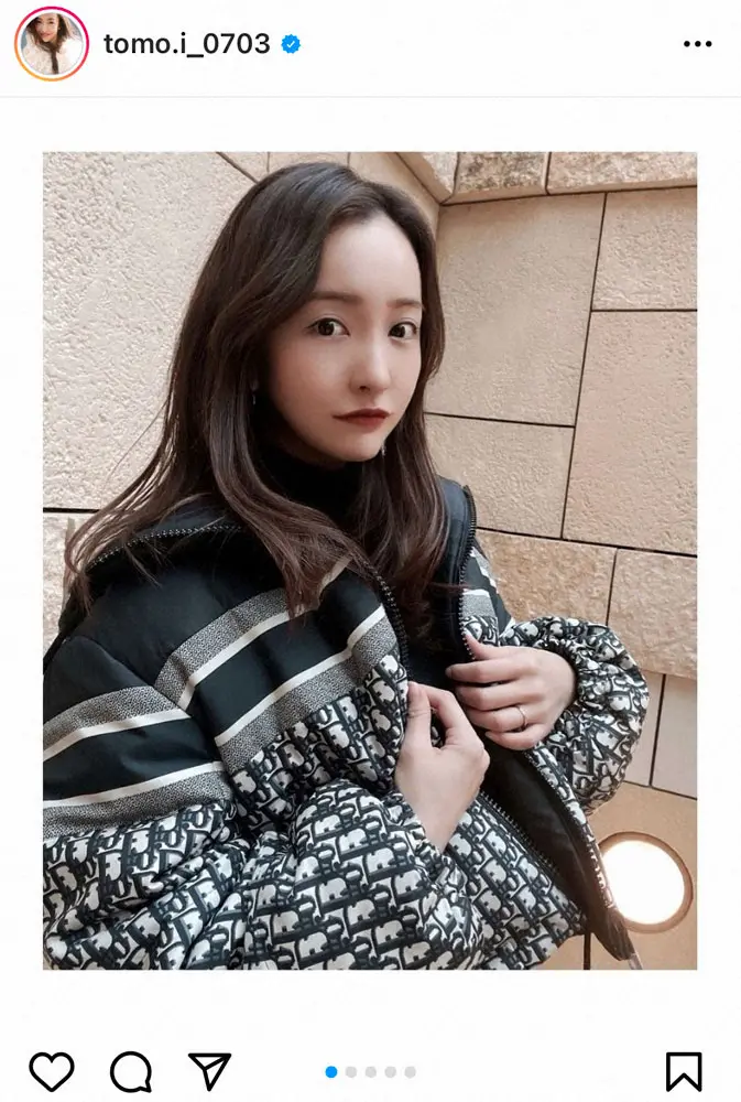 【画像・写真】板野友美公式インスタグラム（＠tomo.i＿0703）から