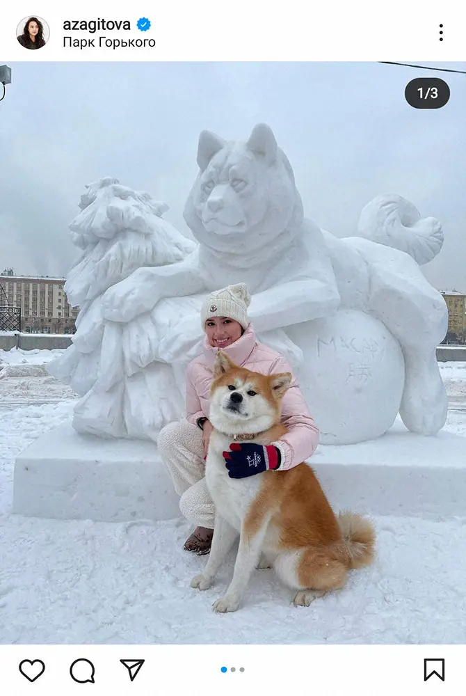 【画像・写真】アリーナ・ザギトワ公式インスタグラム(@azagitova) から