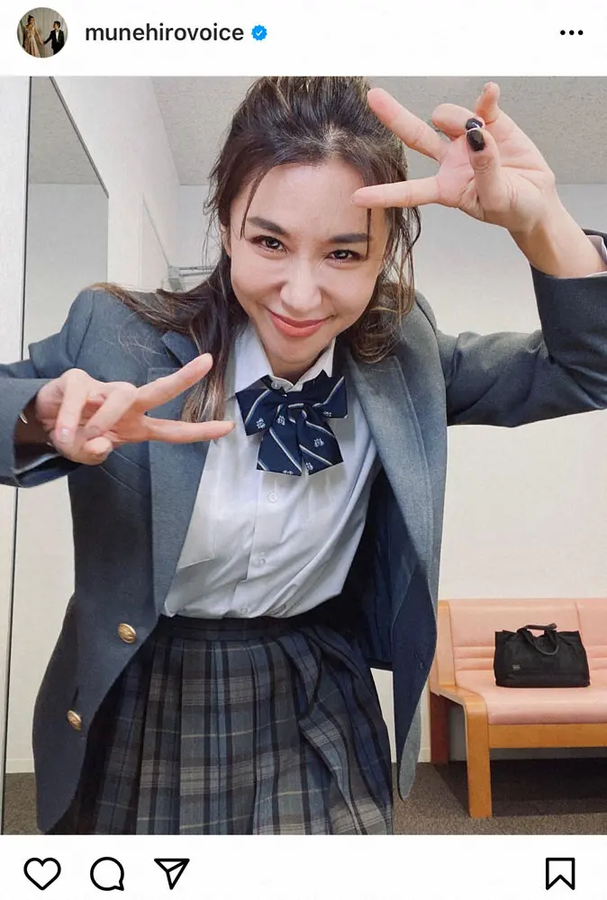 【画像・写真】鈴木紗理奈　めちゃめちゃイケてる！？制服姿に「めちゃイケ思い出すー」「全然違和感無い」の声