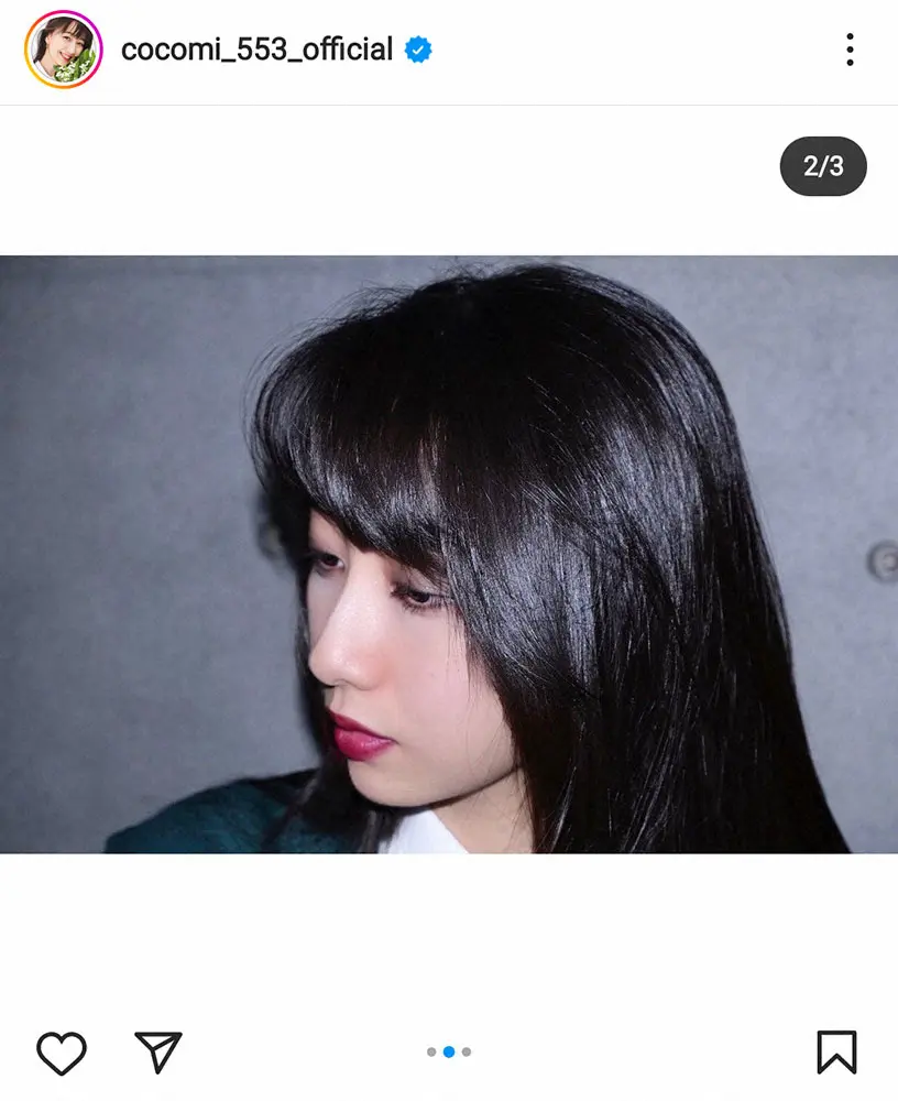 【画像・写真】Cocomi　フルメーク姿に母・工藤静香そっくりと話題「激似で めっちゃ可愛い」