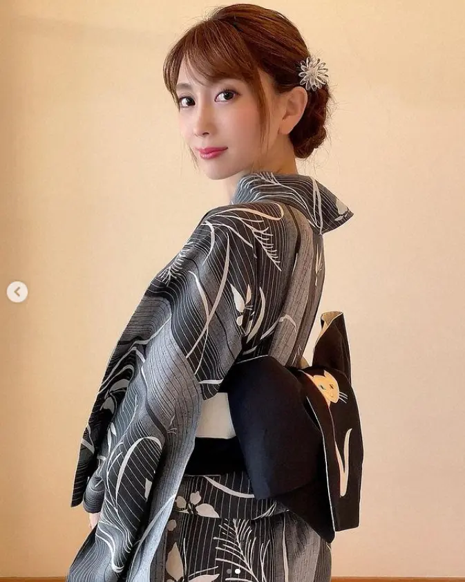 【画像・写真】森咲智美　浴衣姿披露に「色っぽいし綺麗」「今日も元気が出ます」「メッチャ似合ってます」