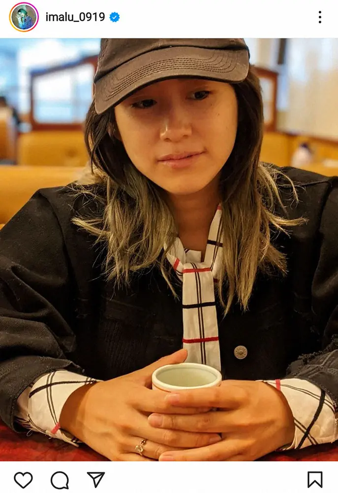 【画像・写真】IMALU「毎日こんな感じ」とノーメーク姿に「スッピンでも可愛い」「お母さんに似てますね」の声