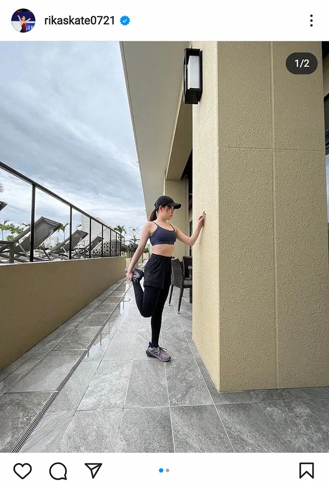 【画像・写真】紀平梨花公式インスタグラム（＠rikaskate0721）から