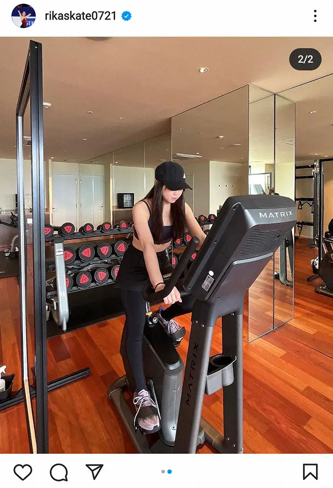 【画像・写真】紀平梨花公式インスタグラム（＠rikaskate0721）から