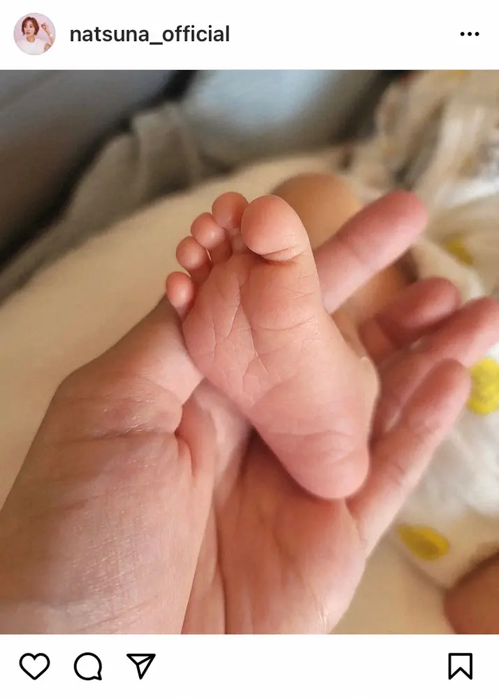 【画像・写真】夏菜　第1子女児を出産「母性が爆発した毎日を過ごしております」