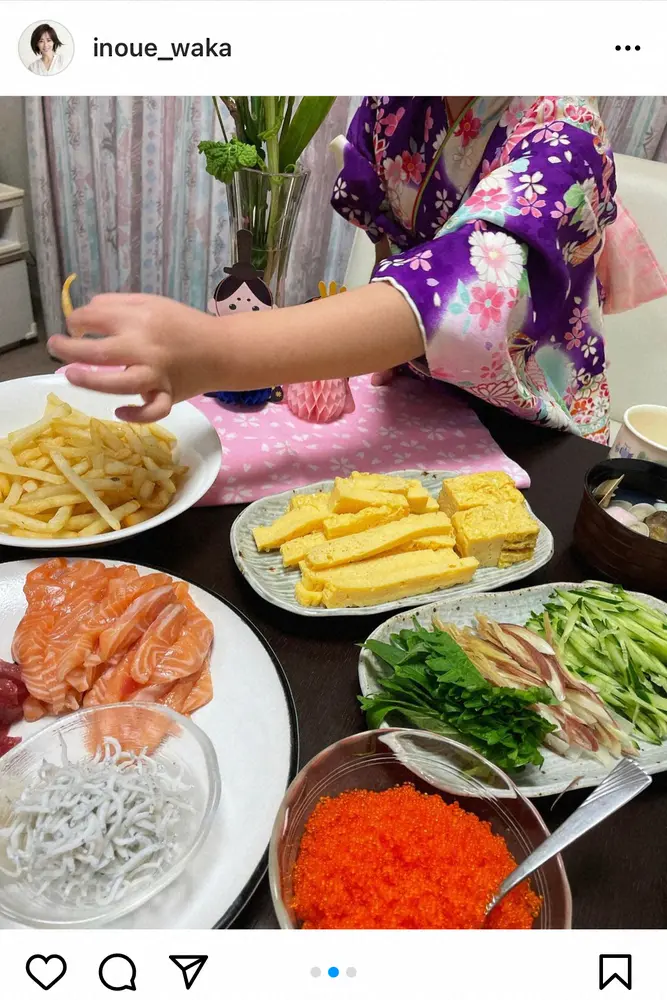 【画像・写真】井上和香　春から小学生になる娘との親子ショット披露に反響「変わらない」「若くて美しい」の声