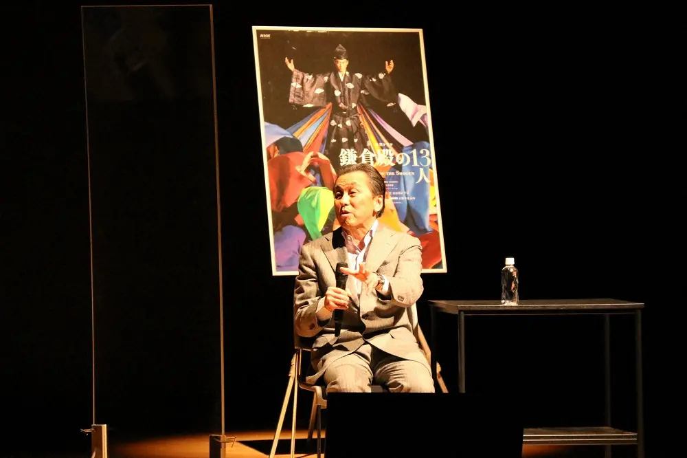 大河ドラマ「鎌倉殿の13人」のトークショーを開催した佐藤B作（C）NHK
