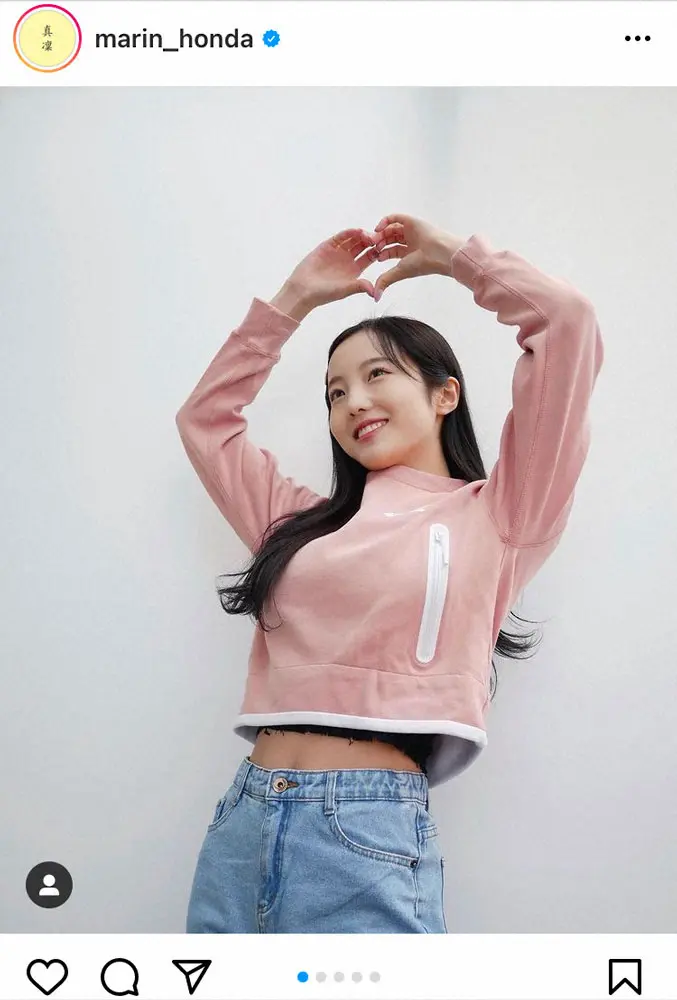 【画像・写真】本田真凜公式インスタグラム（＠marin_honda）から