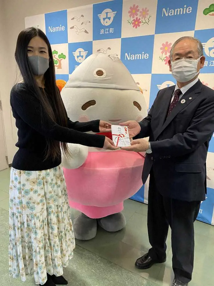 【画像・写真】牛来美佳が故郷の福島県浪江町に義援金寄付　楽曲「いつかまた浪江の空を」11日から配信開始