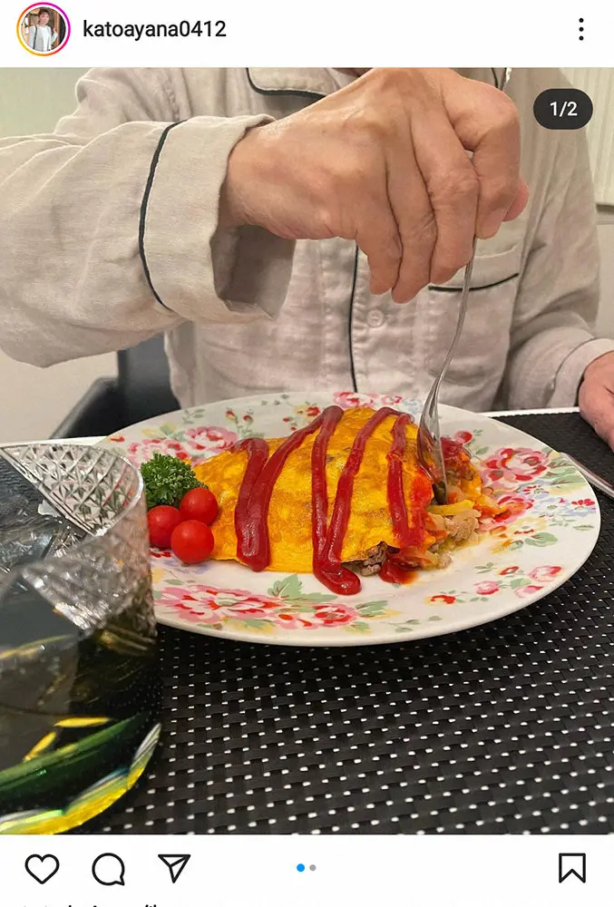 【画像・写真】加藤綾菜　加藤茶が涙した“2人の思い出の手料理”明かす「何度作っても懐かしい味だなぁ」