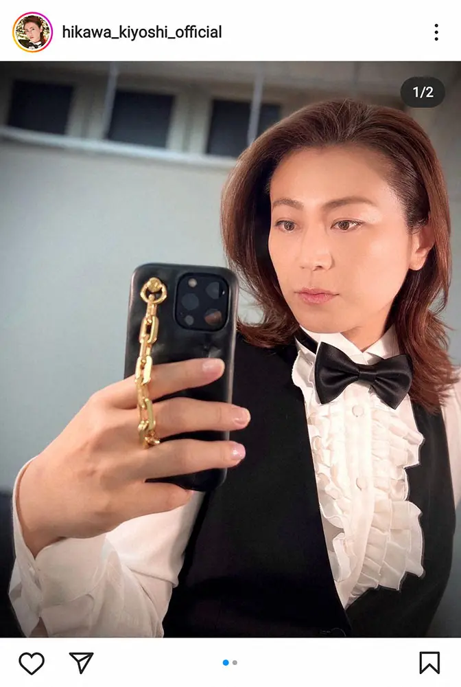 【画像・写真】氷川きよし　インスタで声帯ポリープの摘出手術報告「コレからは力強さよりも軽やかな優しい声で」