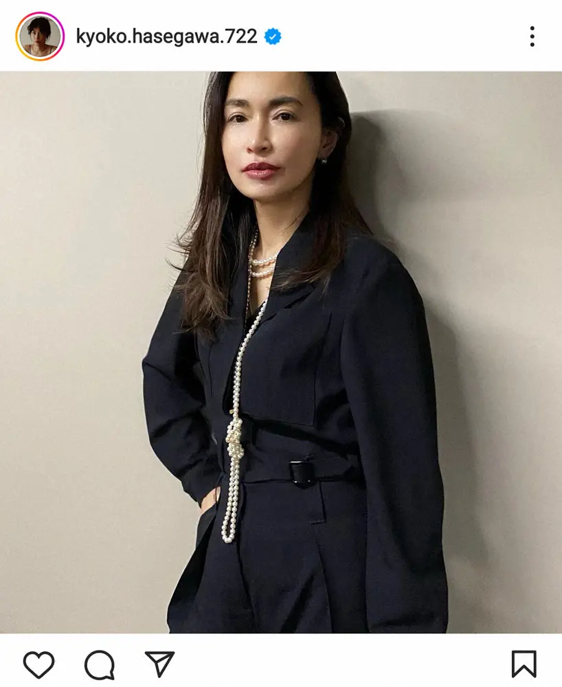 【画像・写真】長谷川京子　長男の中学入学式を報告「わたしも、初めての中学生の息子を持つ母になります」