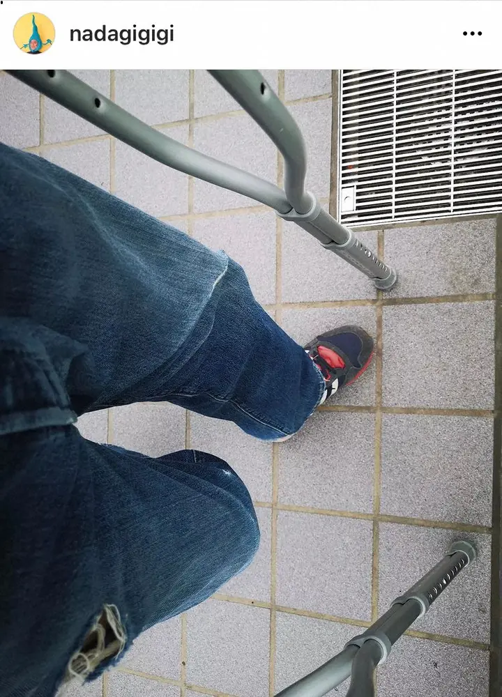 【画像・写真】松葉づえ生活のなだぎ武　渋谷駅で出会った好青年の対応に「猛烈に感動…橋で佇み泣いてます」