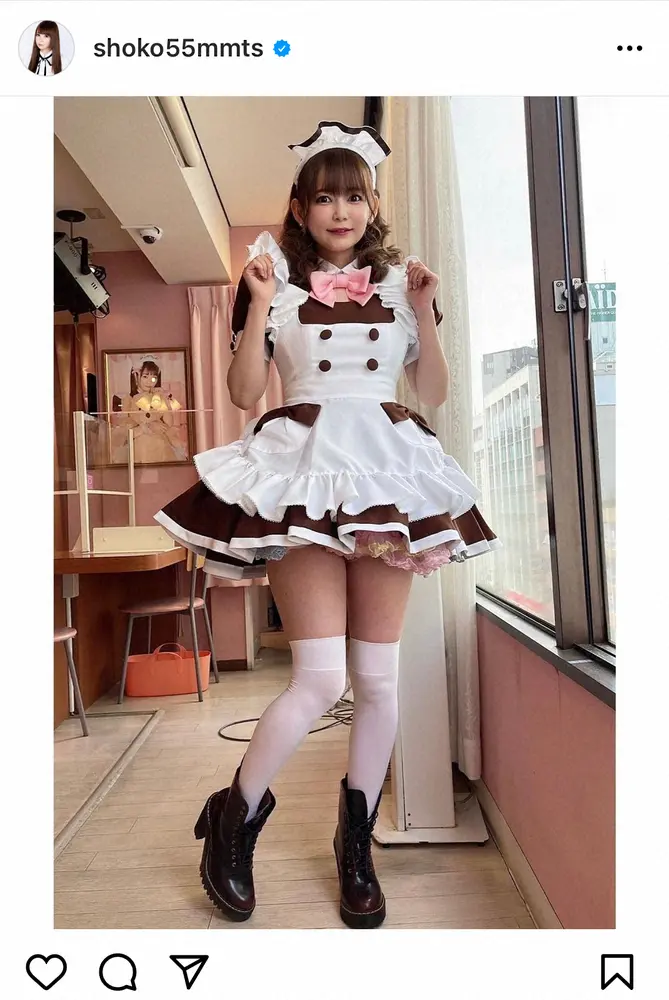 【画像・写真】中川翔子　キュートなメイド服姿で“絶対領域”披露「破壊力すごい」「夢のようです」の声