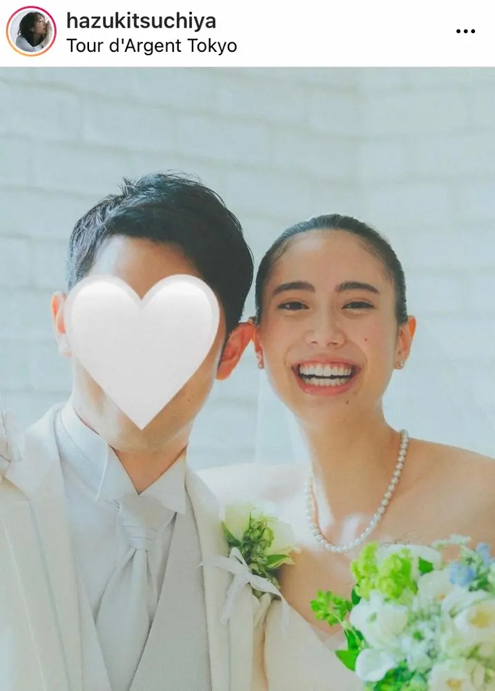 【画像・写真】土屋巴瑞季　昨年5月に結婚、挙式を報告「一生の宝物になりました」　幸せいっぱい2ショット写真も公開