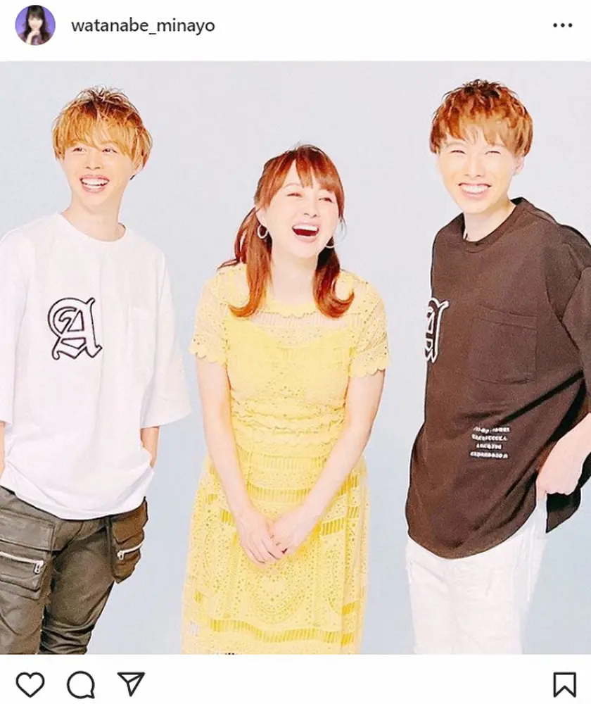 【画像・写真】渡辺美奈代　タレントの息子二人との家族写真公開「理想な家族」「ホントに仲が良い」との声