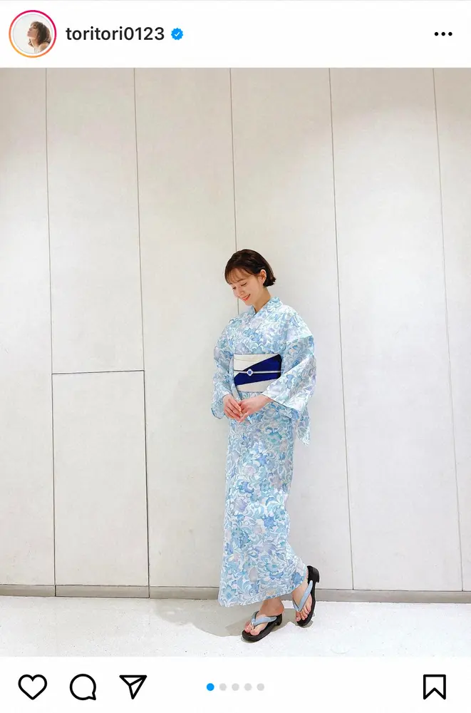 【画像・写真】トリンドル玲奈　「着れて嬉しかった」さわやかな浴衣姿披露に「めちゃくちゃ美しい」「夏だね」の声