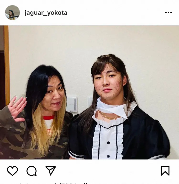 【画像・写真】ジャガー横田　「うちの娘です」と紹介したのは…　フォロワー爆笑「美人さん！」「かわいい」の声