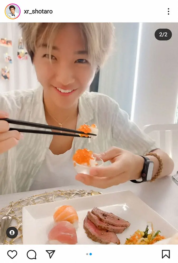 【画像・写真】元TOKIO山口達也さんの長男・Shotaro　14歳誕生日迎え「本当に両親と弟に感謝」