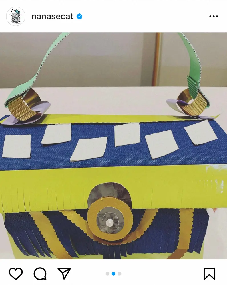 【画像・写真】相川七瀬　母の日に娘からプレゼント　手作りバッグ披露に「娘さん器用」「芸術センスが凄くステキ」