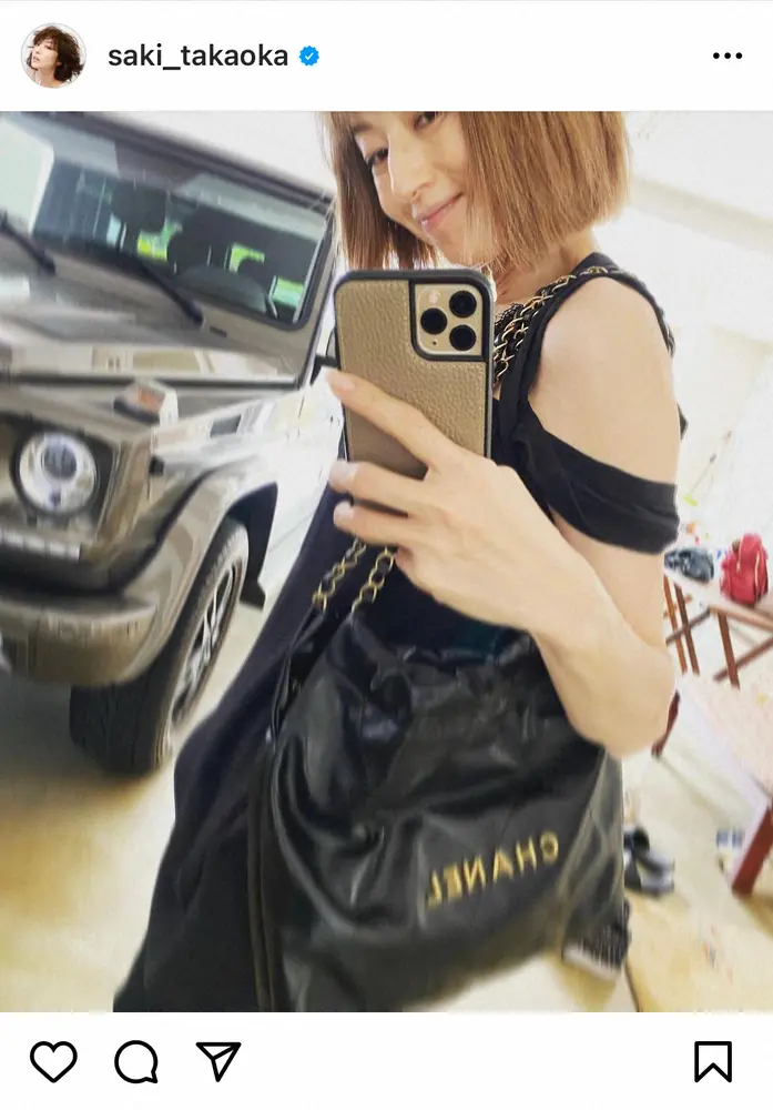 【画像・写真】高岡早紀　“肩、出しちゃった”私服コーデ披露に反響「全て美しいです」「スーパーかわいい」の声