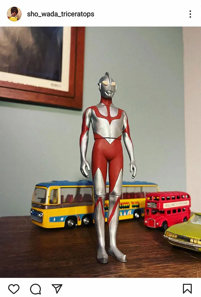 【画像・写真】和田唱　シン・ウルトラマンに大興奮　妻の上野樹里経て斎藤工からフィギュア贈られ「すごいでしょ！」