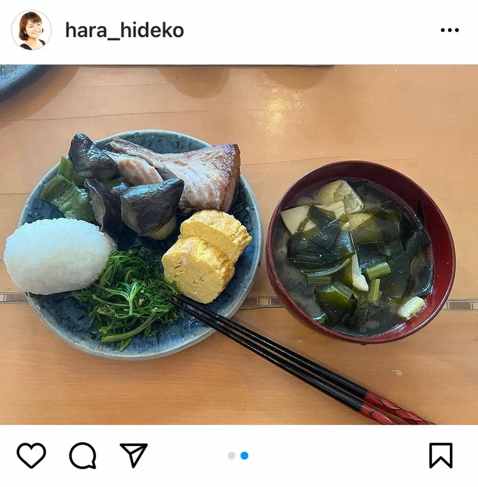 【画像・写真】原日出子　眠れない夜も「家族のご飯を作っていると 気持ちが落ち着く」　娘の笑顔に「嬉しいね」