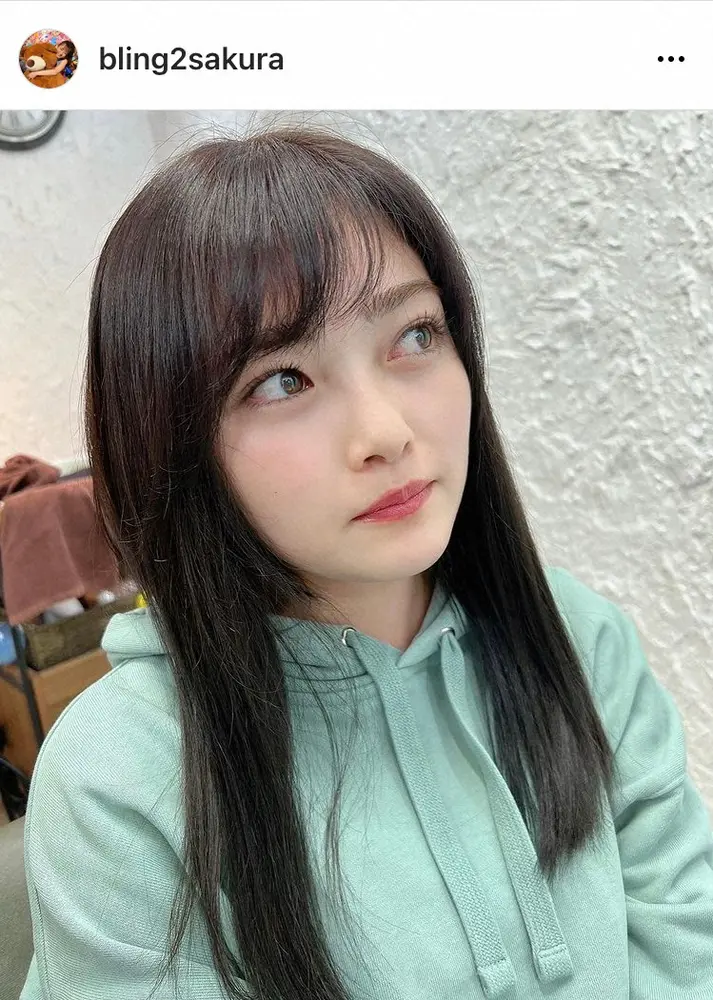 【画像・写真】井上咲楽　サラサラロングの新ヘアスタイル公開に「橋本環奈ちゃんかと思った」「お人形さんみたい」