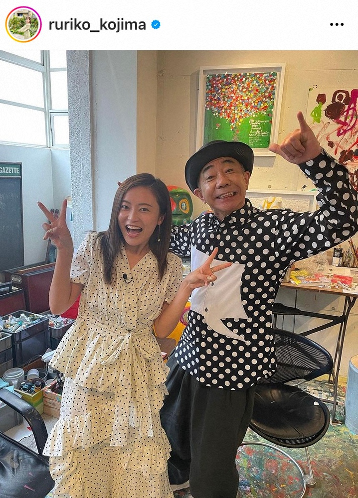 小島瑠璃子 木梨憲武との対面に感激 少年みたいに目がキラキラしてました 初対面には驚きの声 スポニチ Sponichi Annex 芸能