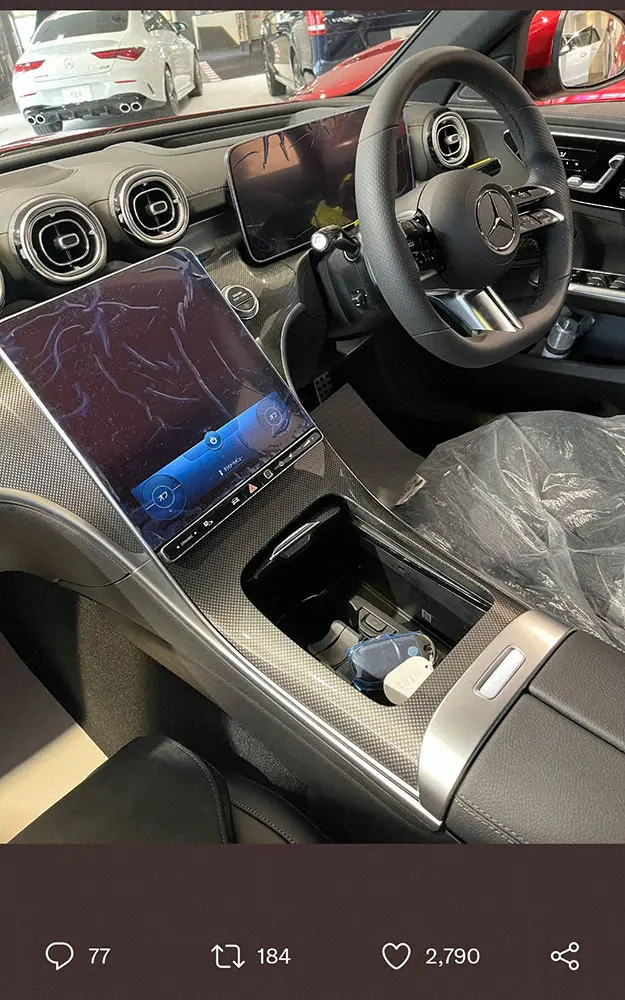 【画像・写真】中川翔子　ベンツ購入から2カ月　運転＆駐車一人で挑戦「できたああ！」と喜びの報告