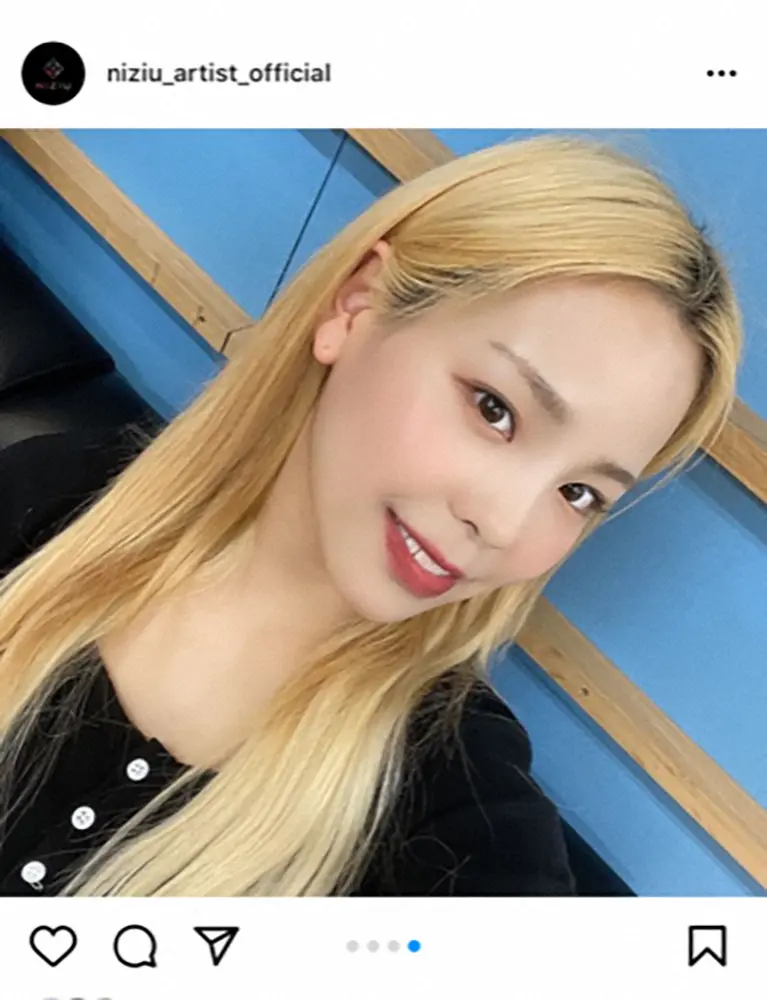 【画像・写真】NiziU・MAKO　美しいブロンドヘア披露「大人の雰囲気」「お姉さん度が増します」