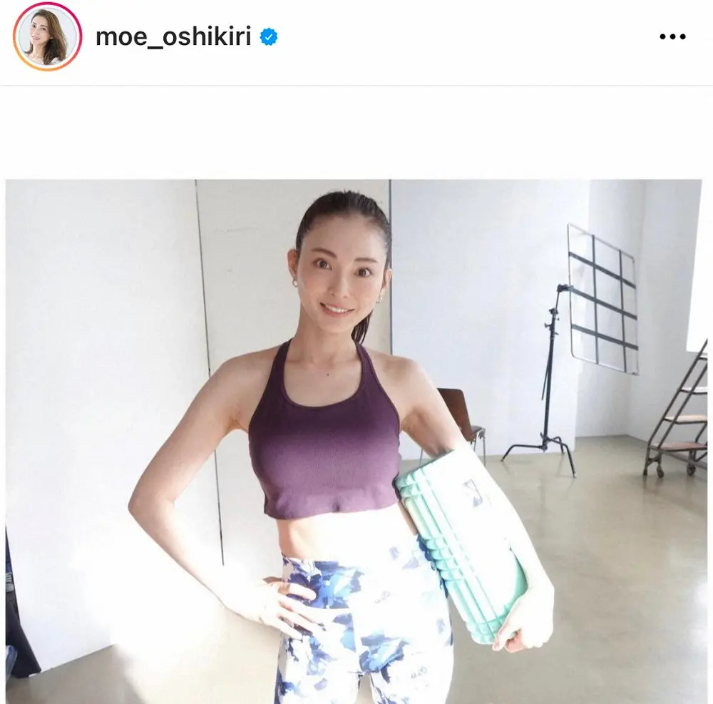 【画像・写真】押切もえ、鍛えられた美くびれ披露「2人産んだとは思えない」「40代には見えない」