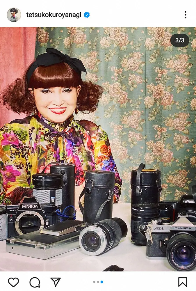 黒柳徹子 愛用カメラ披露 代当時の写真 カメラに セクシーなのになんてエレガント の声 スポニチ Sponichi Annex 芸能