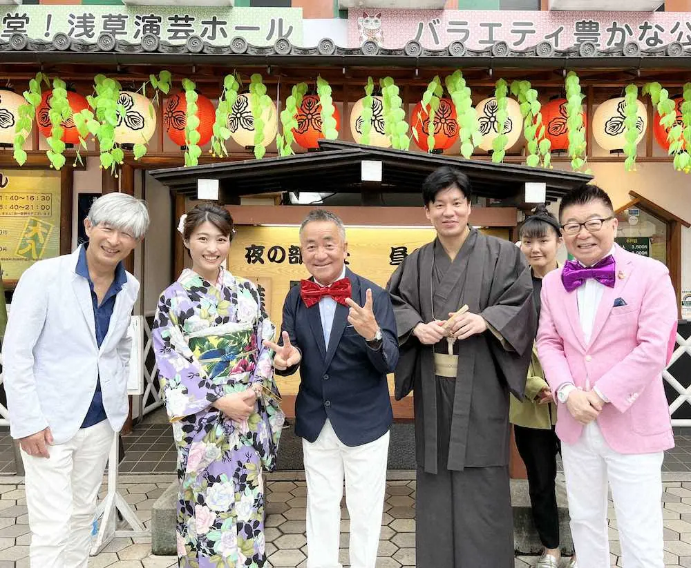 【画像・写真】生島ヒロシ＆長男・勇輝　ファミリー寄席に2年連続出演　こぼんもサプライズ登場
