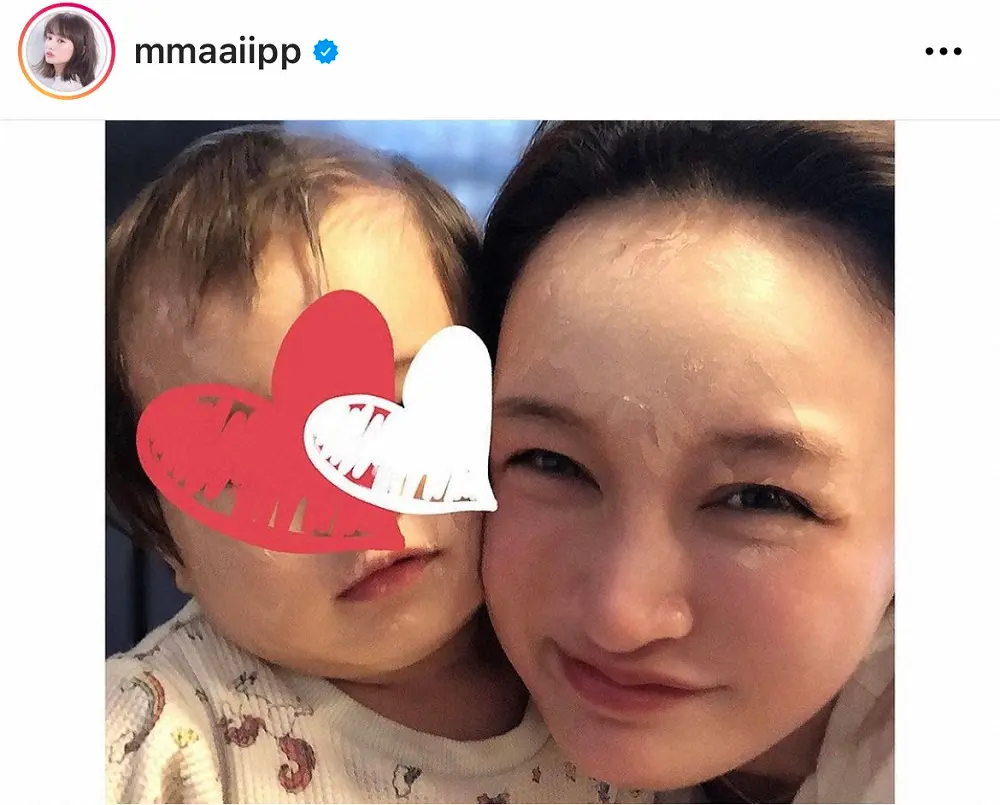 【画像・写真】わたなべ麻衣　1歳愛娘と“一緒にメイク”動画反響「私なら怒っちゃう」「心が広くて尊敬」