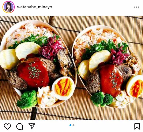 【画像・写真】渡辺美奈代　久々復活！彩り鮮やかなお弁当披露　「すごい美味しそう」「料理のセンス抜群」の声