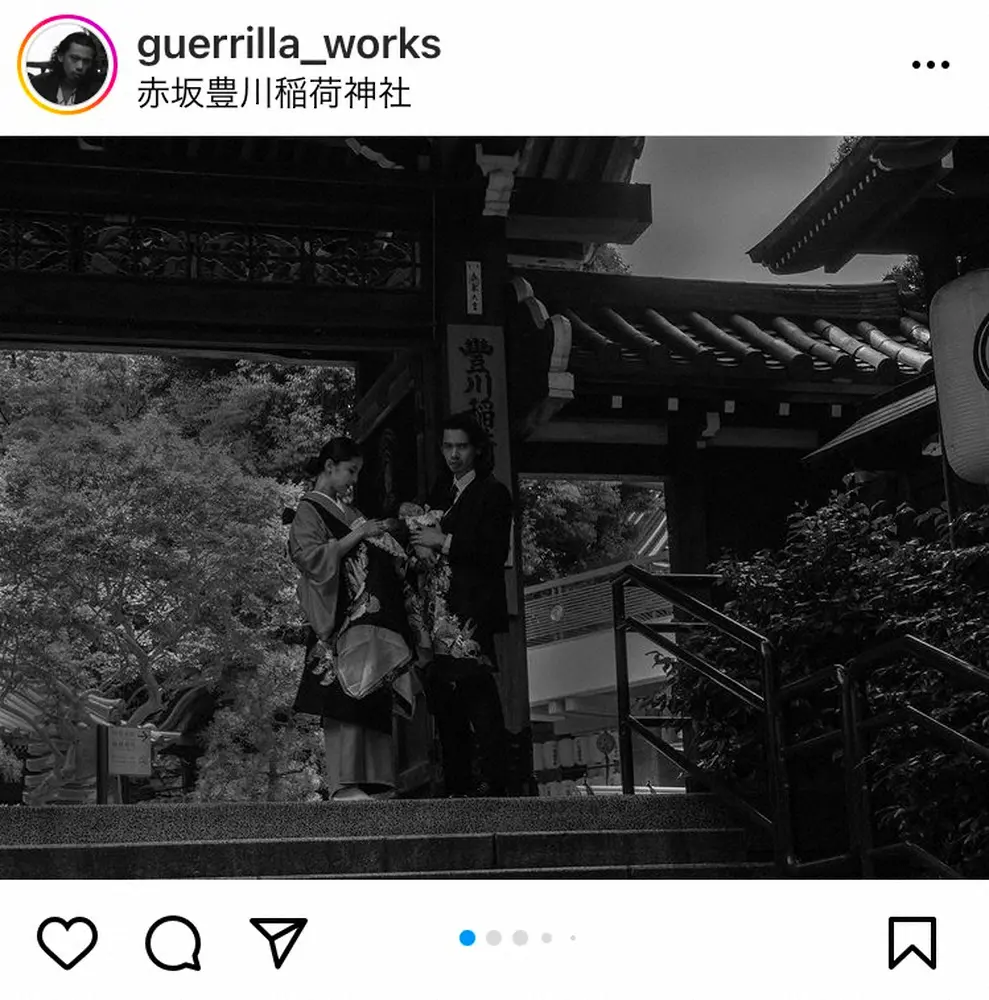 【画像・写真】「ALI」LEO＆藤井萩花さん夫妻　4月誕生の双子のお宮参り報告　フォロワーから祝福の声