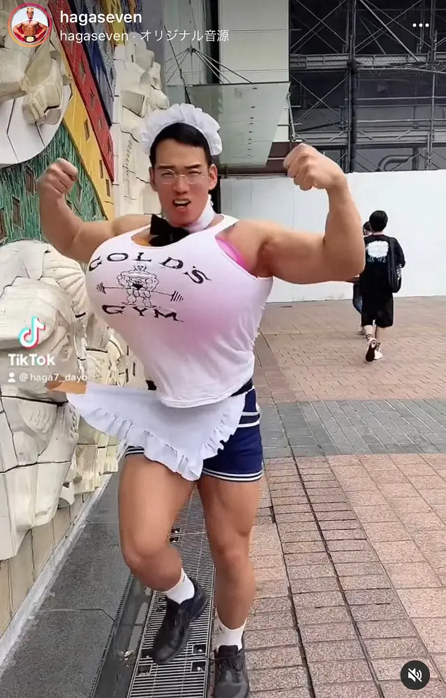 【画像・写真】SNS総200万フォロワー・芳賀セブン、一カ月の収入は　ネット衝撃「TikTokで夢掴んでるなぁ～」