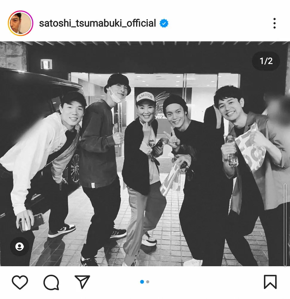 【画像・写真】妻夫木聡　井上尚弥の衝撃のKO劇を寺島しのぶ、窪田正孝らと生観戦「最高な試合でした」