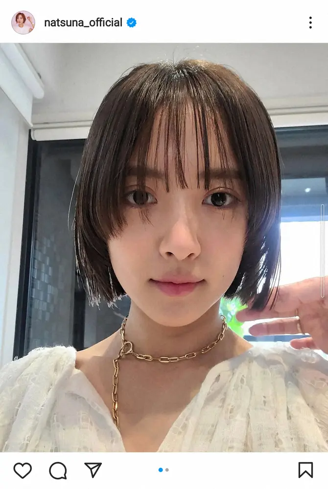 【画像・写真】夏菜　「次の役に向けて。。」爽やかミニボブの新ヘアに「可愛い過ぎ」「いよいよ女優さん復帰ですか」の声