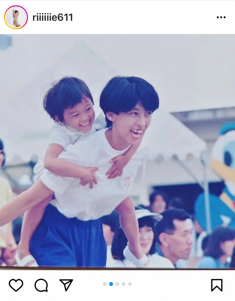 【画像・写真】田中理恵さん　35歳誕生日に母との思い出ショット公開「子供の頃から天使の笑顔」「お母様に似てますね」