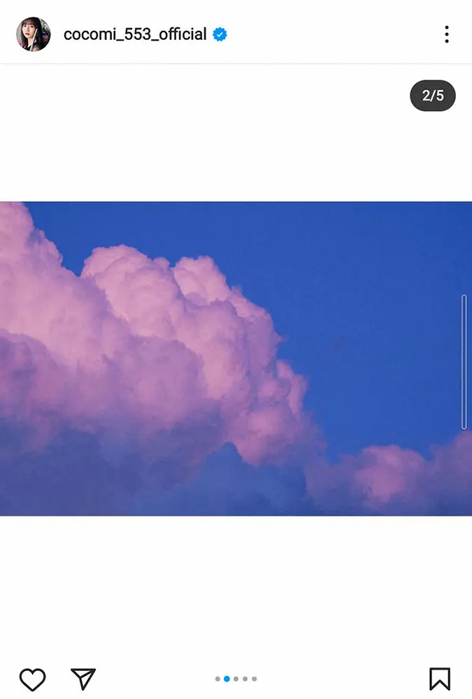 【画像・写真】木村拓哉と長女のCocomi　父娘で幻想的な空に感動?「アニメみたいな空！雲！月！」「夏ですねぇ～」