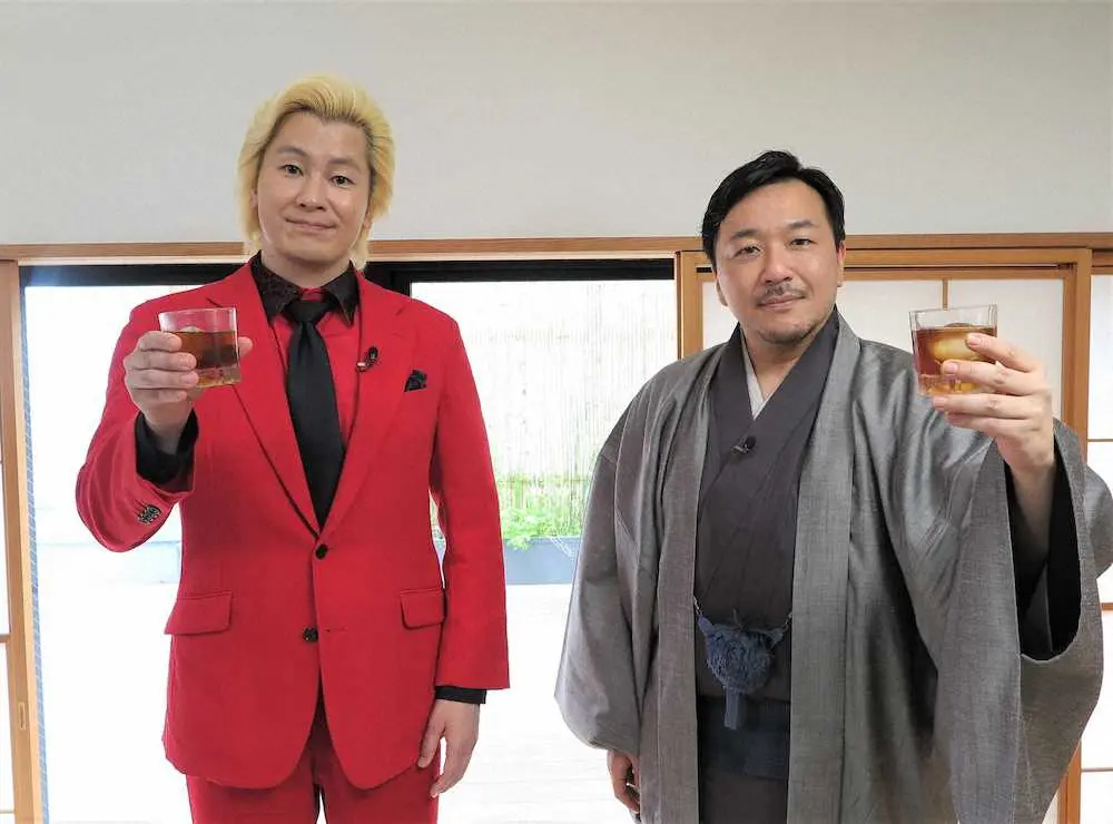 【画像・写真】カズレーザー＆今村翔吾氏　ゆる～く歴史トーク、BS朝日「偉人に献杯」で同い年2人が“雑談”