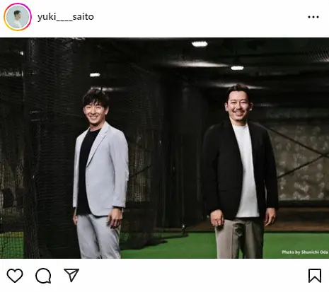 【画像・写真】斎藤佑樹氏公式インスタグラム（＠yuki＿＿＿＿saito）より